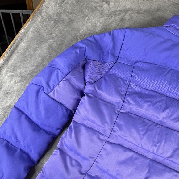 The North Face Jacket Womens Small Purple 700 Down Puffer Full Zip Logo Warm - Picture 16 of 16